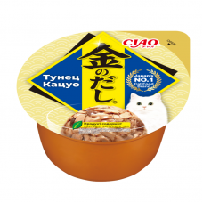 INABA CIAO влажный корм для кошек Kinnodashi cup Тунец Кацуо, 70 г