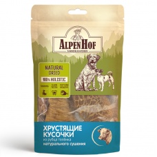 AlpenHof Хрустящие кусочки для собак из рубца теленка 50 г