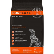 PureLuxe Элитное питание для взрослых собак, лосось с горошком