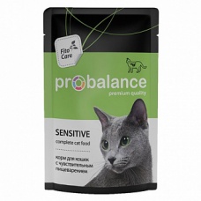 Probalance корм консервы для кошек с чувствит.пищеварением, пауч, 85г