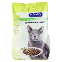 Dr. Cluader's cухой корм ДИЕТИЧЕСКОЕ МЯСО для кошек, 400 г