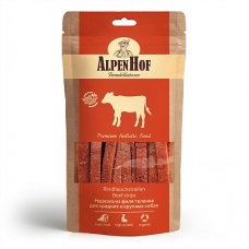 AlpenHof Лакомство Нарезка из филе теленка для средля круп собак 80г
