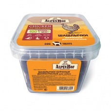 AlpenHof Лакомство Шашлычки куриные деликатесные для собак 400 г A52925