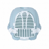 M-Pets Контейнер-Переноска серо/белый 52x40x32 см