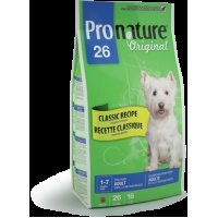 Pronature Original 26 сухой корм для собак мелких и средних пород, 2.72 и 20 кг