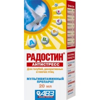Радостин Антистресс (АВЗ) для птиц, фл 20 мл