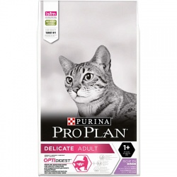 Pro Plan сухой корм для кошек с чувствительным пищеварением, индейка