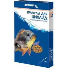 Корм для цихлид ЗООМИР гранулы, 30 г